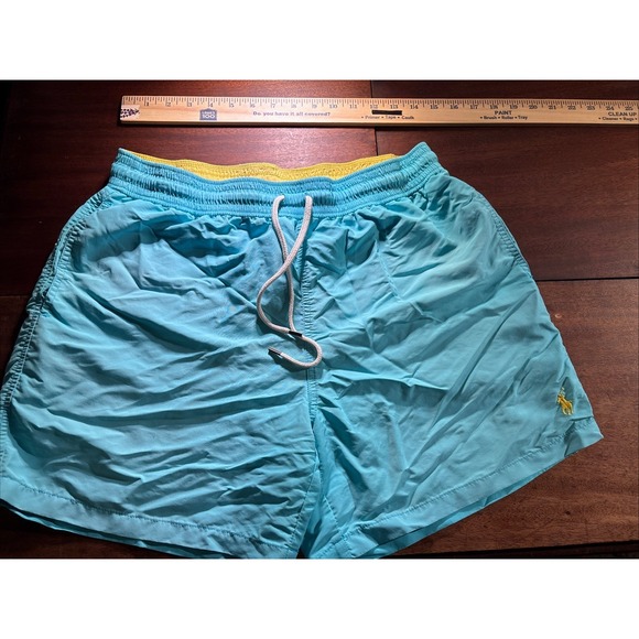 Polo Ralph Lauren Other - Polo Ralph Lauren Mens Size Large Blue Swim Trunks. Liner And Draw String.